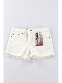 Shorts Levi's 4EH272 X38 da bambina cloud dancer.
