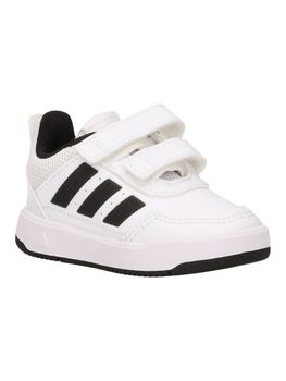 Sneaker Adidas JQ1852 da bambino bianca e nera.