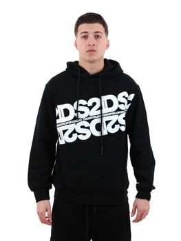 Felpa Dropseason2 SS26261 da uomo nera.