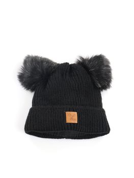 Cappello Elk P7223 da bambina nero.