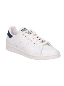 Sneaker Adidas M20325 STAN SMITH da uomo bianca e navy.