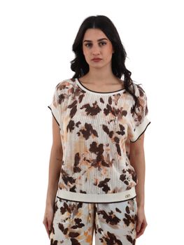 Maglia Liu Jo TA6220MA64R da donna brown.