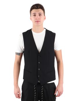 Gilet Antony Morato MMVS00012 00255 da uomo nero.