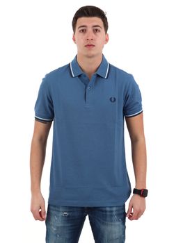 Polo Fred Perry M3600P da uomo azzurro.