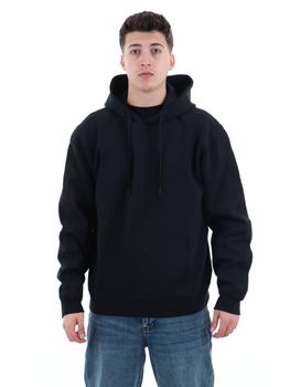 Felpa Guess Z6YQ17 K4963 da uomo nera.