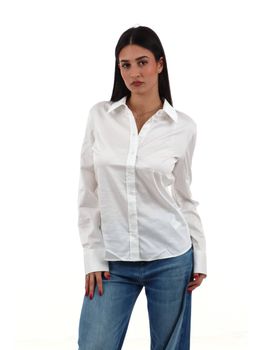 Camicia Guess W6YH10 W2752 da donna bianca.
