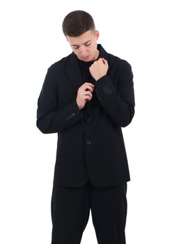 Giacca Armani Exchange XM000345 AF10897 da uomo nera.