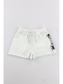 Shorts Disclaimer 58518 da bambina bianchi.