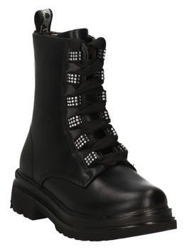 Stivaletto Asso AG17633 da bambina nero.