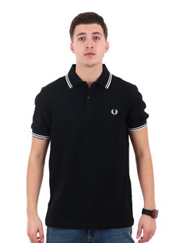 Polo Fred Perry M3600P 350 da uomo nera.
