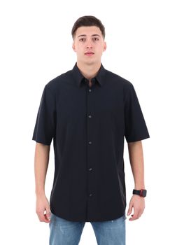 Camicia Armani Exchange XM001566 AF19193 da uomo navy.