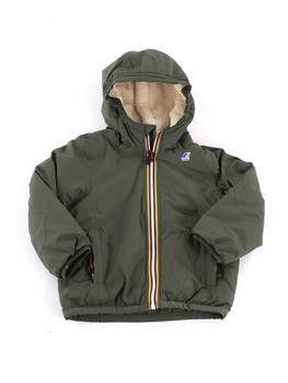 Giubbino K-Way K7142TW da bambino verde.