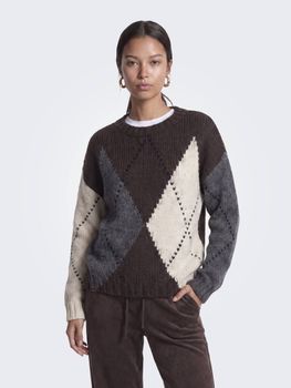 Maglione Only 15382139 da donna caffè.