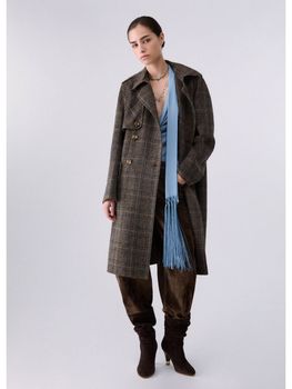 Cappotto Liu Jo WF6006T677A da donna check.