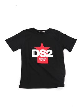 T-shirt Dropseason2 F62K220 da bambino nera.