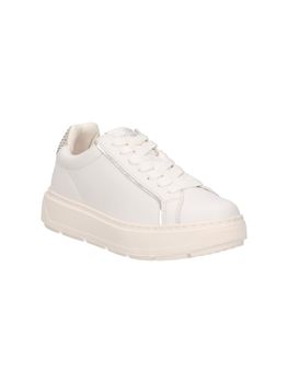 Sneakers Love Moschino JA15184G1MIAC da donna bianco+argento.