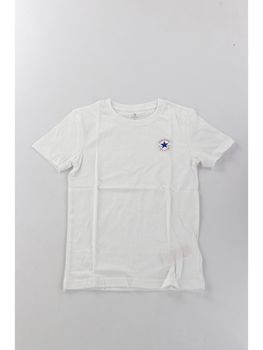 T-Shirt Converse 9C9506 001 da bambino bianca.