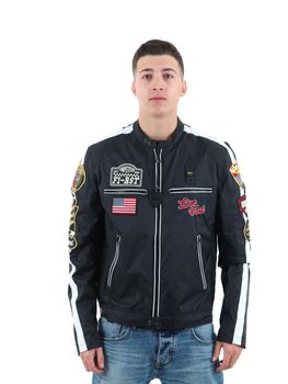 Giacca Blauer BLUC01115 07105 da uomo nera.