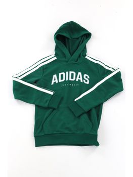Felpa Adidas JM7358 da bambini verde.