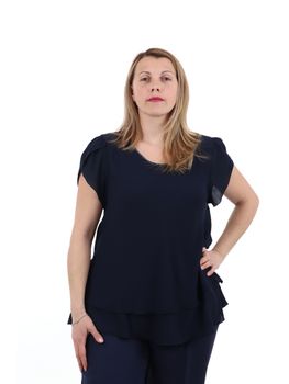 Blusa Lizalù F551XBF76 da donna blu.
