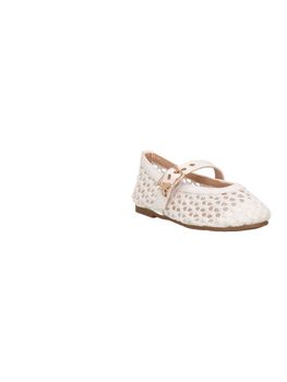 Ballerina Patrizia Pepe PK325 da bambina bianca.