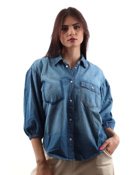 Camicia Pinko 104629 A2DT da donna denim.