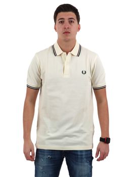 Polo Fred Perry M3600P da uomo ecru.