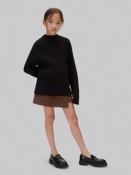 Maglione Calvin Klein LVCKFJF12G da bambina nero.