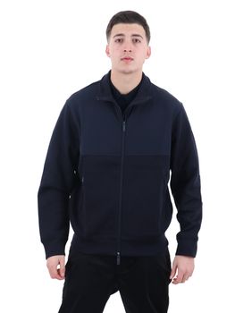 Felpa Armani Exchange da uomo navy.