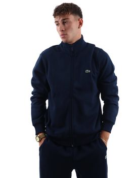 Felpa Lacoste SH8870 da uomo blu.