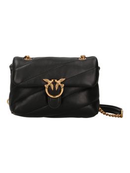 Borsa Pinko 107618 A0F2 da donna nera+oro.