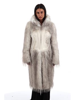 Cappotto Elisabetta Franchi CP05A67E2 da donna burro.