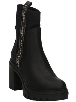 Stivaletto Replay RN620012S da donna nero.