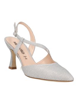 Scarpa con il tacco Melluso E1634Q da donna argento.
