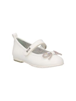 Ballerina Asso AG-17080 da bambina bianco+argento.