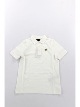 Polo Lyle&Scott SPB2000VT 626 da bambino bianca.