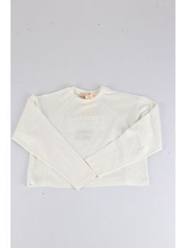 T-shirt Elisabetta Franchi La Mia Bambina EFTS2240JE006 da bambina panna.