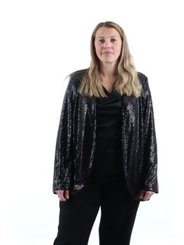 Giacca Lizalù F580YBFTRIX da donna nera.
