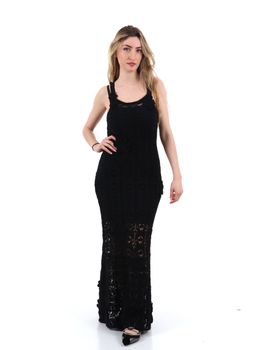 Abito Pinko 106862 A3B8 da donna nero.