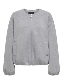 Felpa Only ELLIE SCUBA JACKET da donna grigia.