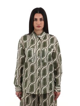 Camicia Liu Jo WA5487T6861 da donna verde.