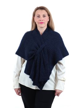 Stola Lizalù F761YBG8766 da donna blu.