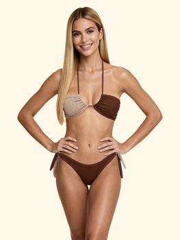 Bikini F**K  FK26 SW1111 da donna brown.