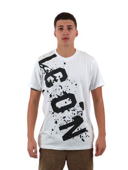 T-shirt Icon ICUS2S5T028 da uomo bianca.