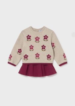 Completo Mayoral 2952 da bambina lampone.