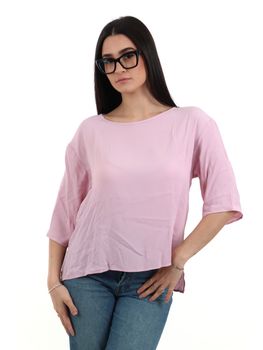 Blusa Emme Marella ATZECO da donna rosa.