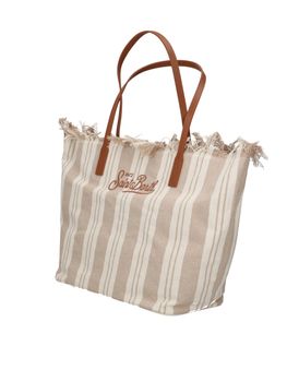 Borsa Mc2 Saint Barth CBF0001 00589L da donna beige e bianca.