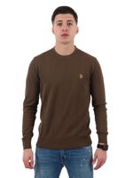 maglia u.s polo assn 173012 0000245 da uomo marrone.