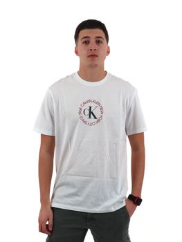 T-shirt Calvin Klein Jeans LV14RE816G da uomo bianca.