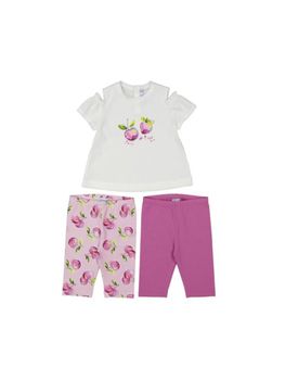 Set Mayoral 1740 da bambina malva.